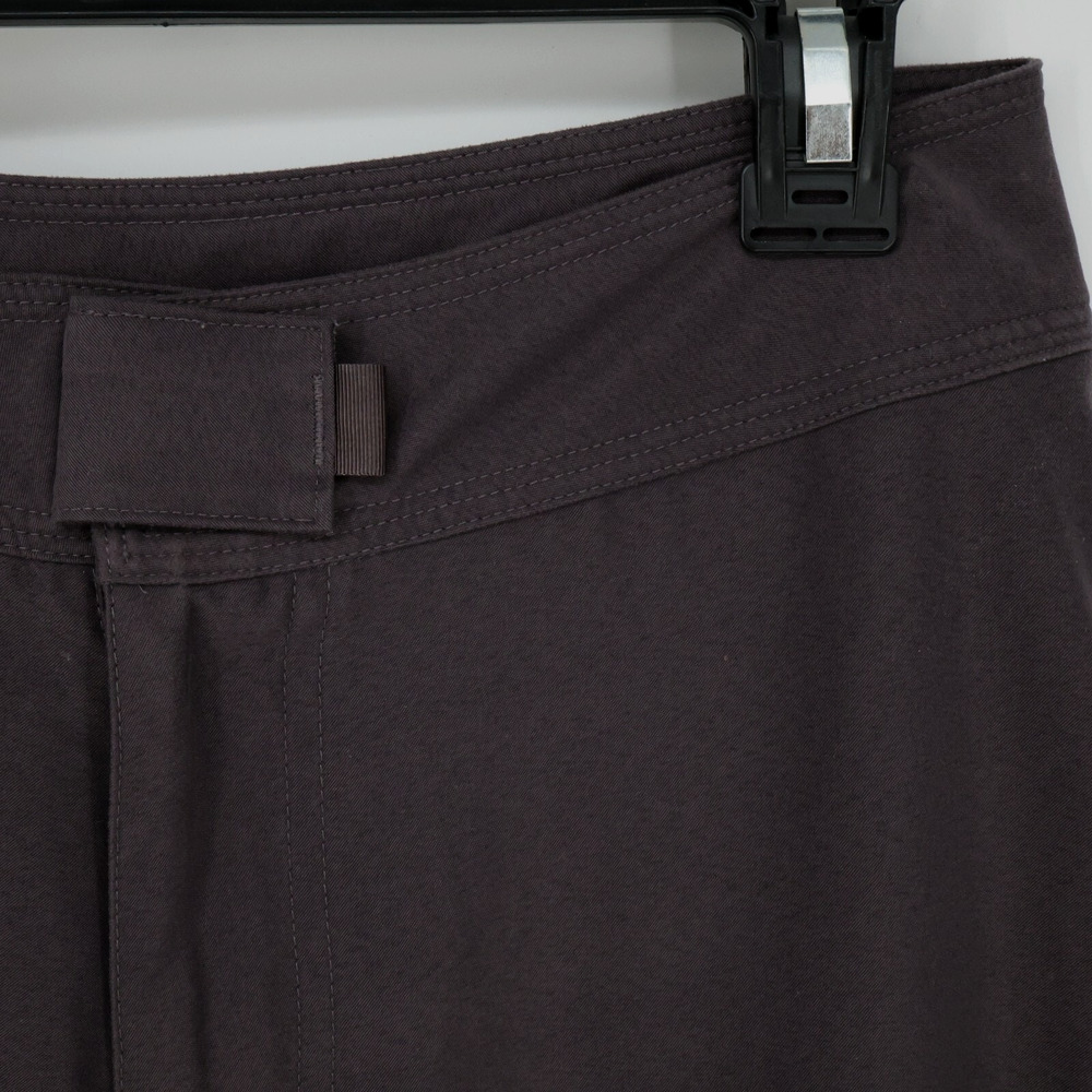 Patagonia Pants Womens 2 Plum Ankle Hiking Straight Leg Zip Hook Loop Gorpcore - Picture 8 of 14